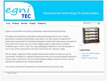 Tablet Screenshot of egnitec.com